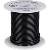 Consolidated 16 AWG Stranded Copper GPT Black Automotive Hook-Up Primary Wire 100 ft.